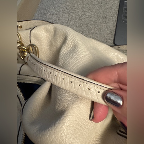 EUC Coach “Kristin Sage” satchel in ivory with brass hardware style# 18280 - Picture 12 of 12